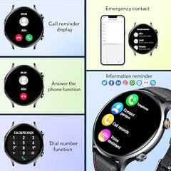 Smartwatch Fitness Watch Bluetooth Call - 1.39 inches Smart Watch for Men with Heart Rate Oxygen Blood Pressure Sleep Monitor 114 Sports Modes Step Counter Activity Trackers Compatible with Android iOS