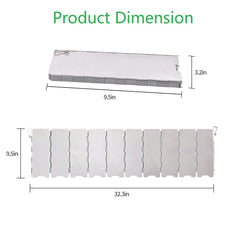 Stove Windscreen, 8/9/10/12/14/16 Plates Aluminum Stove Windshield with Drawstring Bag, for Camping, Butane Stoves(10 Plates)
