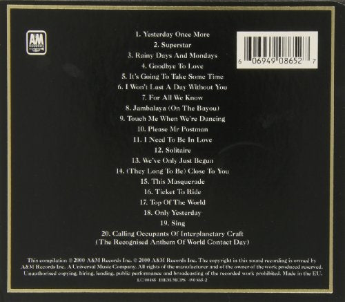 Carpenters Gold: Greatest Hits