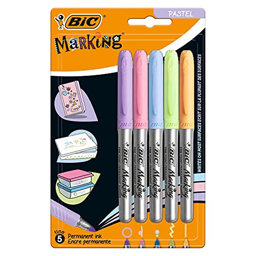 Bic Permanent Markers, 5 each