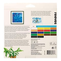 Reeves Watercolour Paint Set - Highly Pigmented Colour Paints for Artists - Art Supplies for Adults & Kids - Suitable for Canvas & Watercolour Boards - 18 x 12ml Pack, Assorted Colours