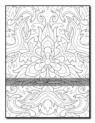 Color by Number Patterns: An Adult Coloring Book with Fun, Easy, and Relaxing Coloring Pages (Color by Number Coloring Books)