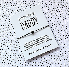 Daddy Gift   Gift for Daddy   Daddy wish bracelet   Father's Day gift