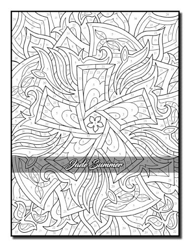 Color by Number Patterns: An Adult Coloring Book with Fun, Easy, and Relaxing Coloring Pages (Color by Number Coloring Books)