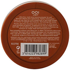 Rimmel London Radiance Shimmer Brick Pressed Bronzer, Light-As-Air Contouring Formula, 001 Light, 12 g