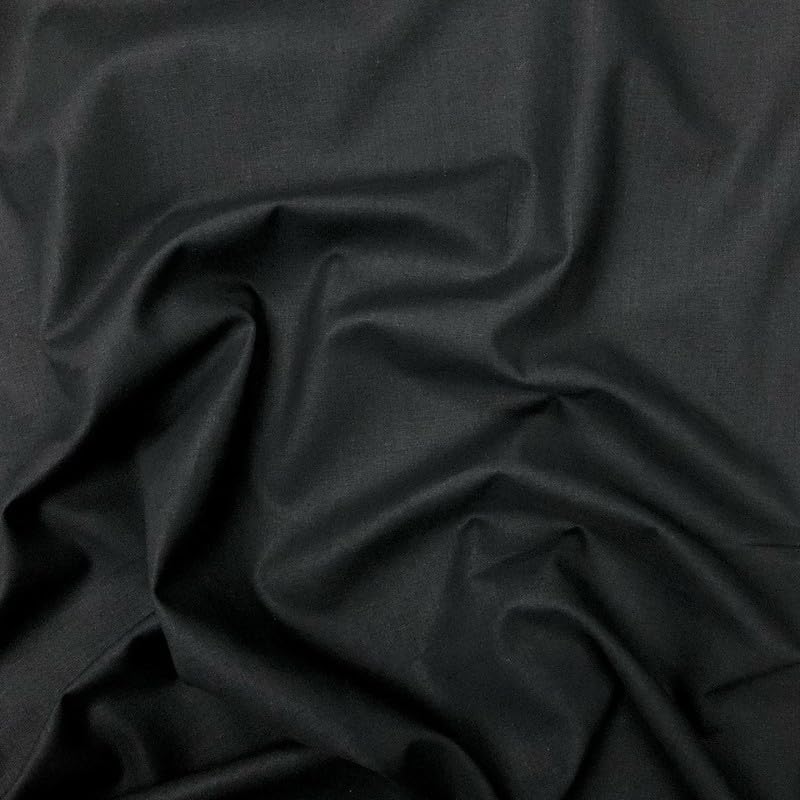 Fashion Track Grey Fabric Cotton by The Metre UK - 58 Inches / 147.5 cm Wide - 100% Cotton Fabric Plain - 60 Square - Available in 14 Colours and 5 Sizes (1 Metre, Grey)