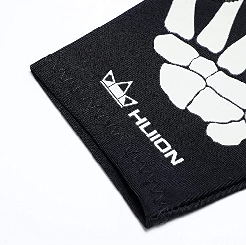 HUION Skeleton Glove for Graphics Drawing Tablet, Ideal Anti-fouling Glove for People who Use Drawing Tablets and Light Boxes (1 Unit of Free Size, Good for Right Hand)