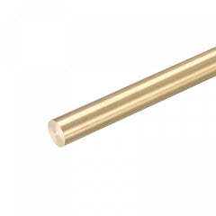 sourcing map Brass Rod,Brass Solid Round Rod 12mm Diameter 350mm Length Lathe Bar Stock for RC Model DIY Craft Pack of 1