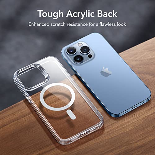 ESR for iPhone 13 Pro Max Case, MagSafe Phone Case Compatible with iPhone 13 Pro Max, Magnetic Wireless Charging, Reinforced Drop Protection, Scratch-Resistant Back, Classic Series, Clear