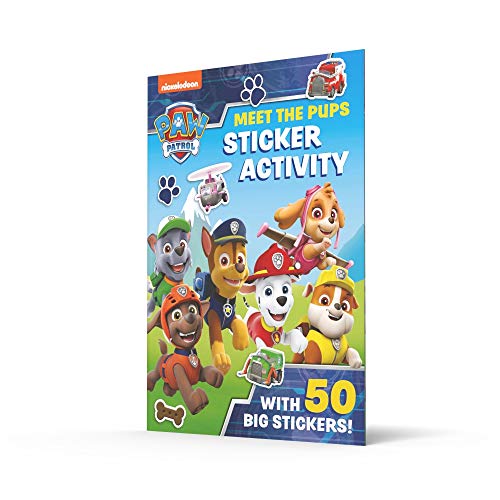 Paw Patrol: Meet the Pups Sticker Activity: With over 50 BIG stickers! A fun illustrated sticker book for children aged 3, 4, 5 based on the Nickelodeon TV Series