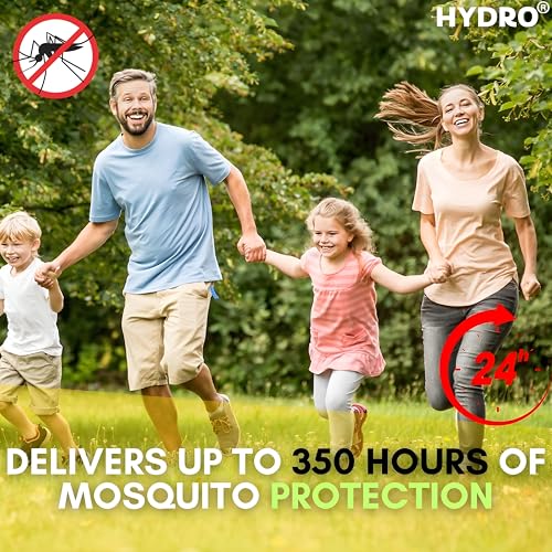 Mosquito Repellent Bracelet 12 Pack, Adjustable Leather Band, Deet Free, Insect Repellent Bracelet - 350 Hours Insect Repellent Protection, Natural Anti-Mosquito Suitable for All Ages by Hydro