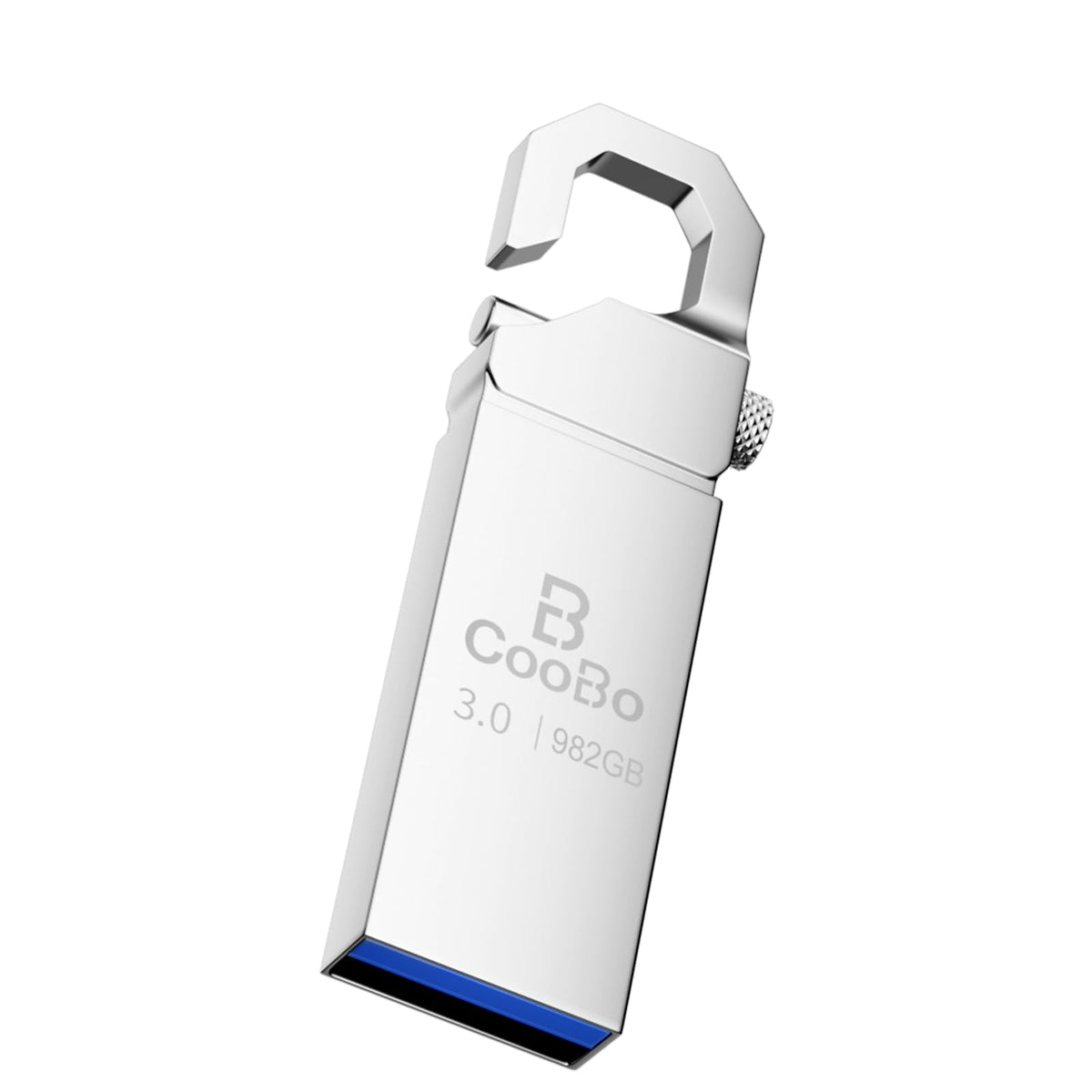 CooBo USB 3.0 Flash Drive - 982GB: Rugged, Waterproof, Metal, High-speed Transfer, Safe and Stable, Perfect for Laptops, Computers, Tablets and More