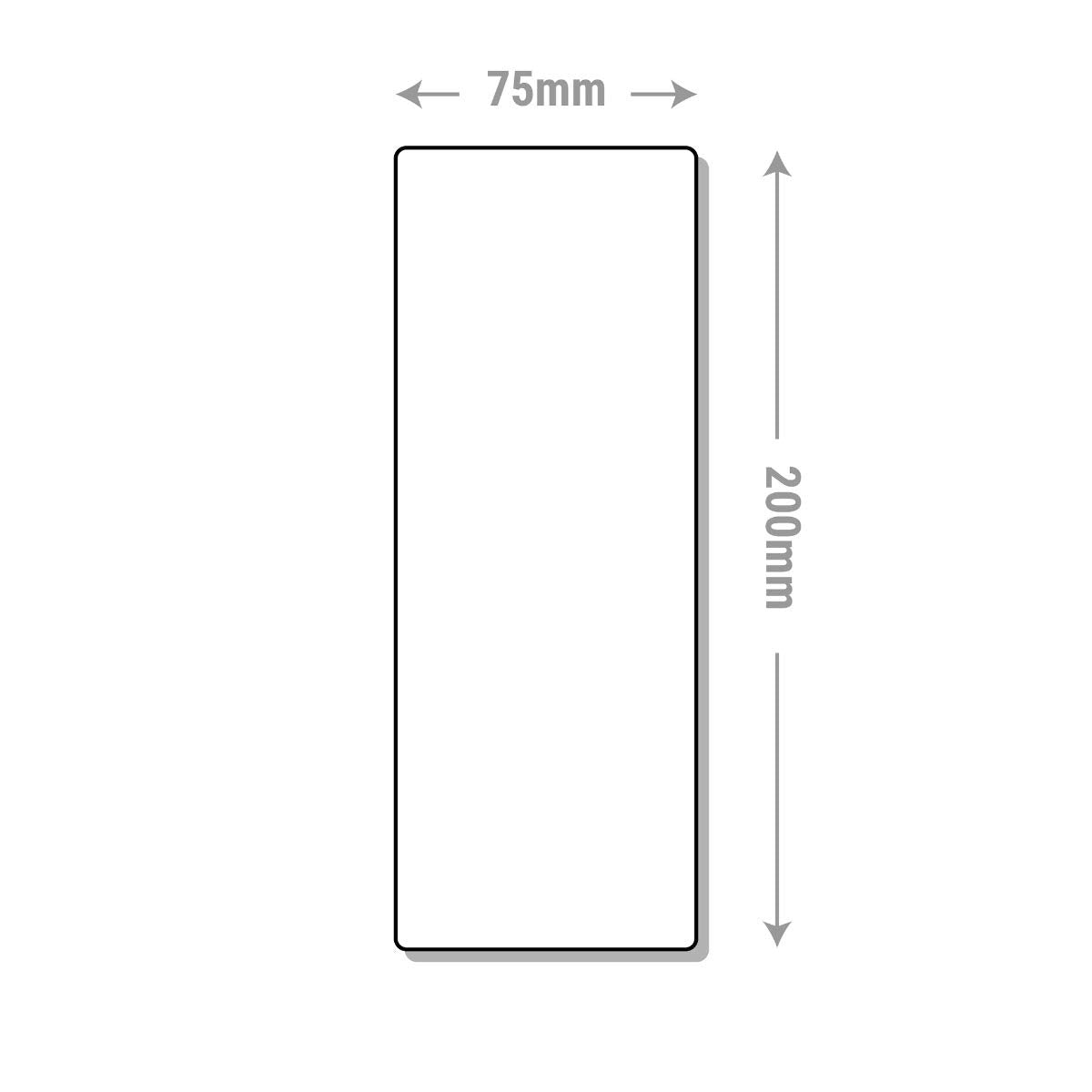 V Safety 11012AC-R Foam Spray Id Electrical Safe Fire Extinguisher Sign - Portrait - 75mm x 200mm - 1mm Rigid Plastic, Beige/Black/Green/Red