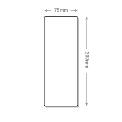 V Safety 11012AC-R Foam Spray Id Electrical Safe Fire Extinguisher Sign - Portrait - 75mm x 200mm - 1mm Rigid Plastic, Beige/Black/Green/Red