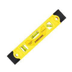 Spirit Level, Firecore Small Spirit Level, Level Tool, Magnet Torpedo Level with 3 Bubble 45°,90°,180°, 230mm/23cm/9Inch - FSL230PC