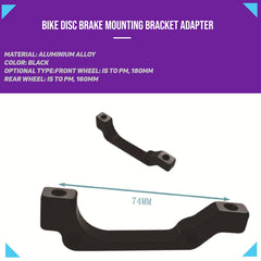 Bike Disc Brake Adapter Brake Mounting Bracket For M140/160/180 / 203mm Rotor (IS-180F/160R)