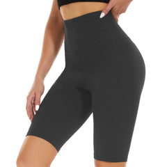 SIHOHAN Cycling Shorts for Women Stretchy High Waisted Yoga Shorts Comfy Biker Workout Running Gym Shorts (Grey-1 Pack,L)