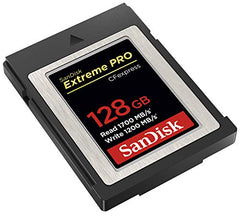 SanDisk 128GB Extreme PRO CFexpress Card Type B - up to 1700MB/s, for RAW 4K video, Black