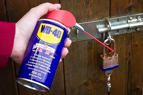 WD-40 Multi-Use Product Smart Straw 300 ml - The Ultimate All-Purpose Lubricant for Home & Workshop Use