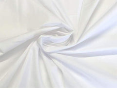 Plain White 100% Cotton Fabric for Arts & Crafts, Dressmaking, Quilting, Sewing, Bedding, Pillowcases, Bunting - 150 CM Extra Wide by BURLAS (White, 5 Metre)