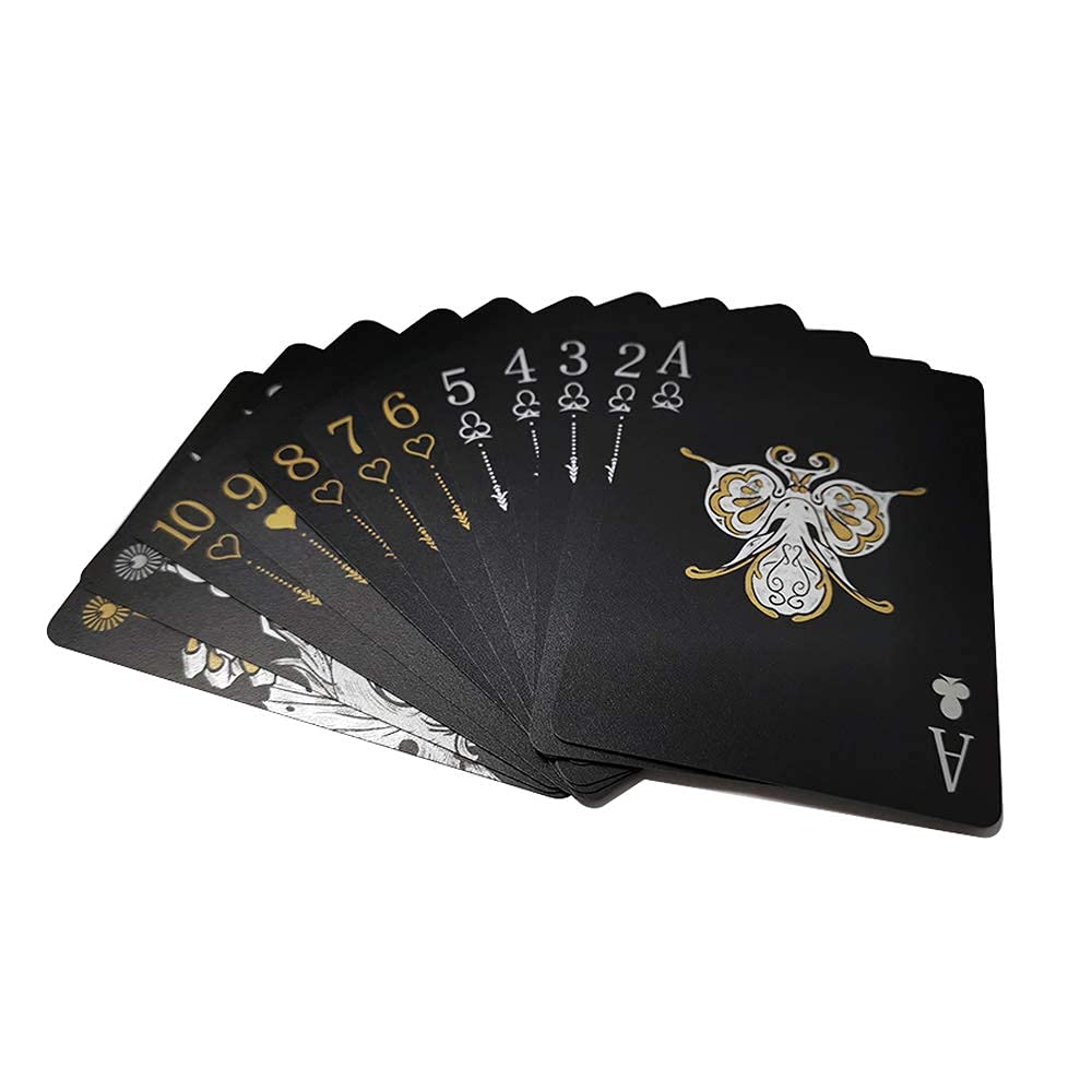 ACELION Waterproof Plastic Playing Cards, Deck of Cards, Gift Poker Cards (Dragon)