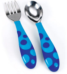 Munchkin Toddler Fork and Spoon Set (1 Spoon and 1 Fork ) Assorted colours