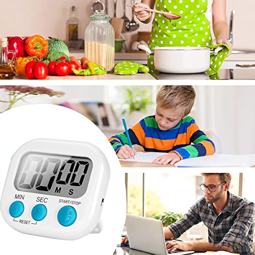 Kitchen Timer, Magnetic Stopwatch Kitchen Timer, Stopwatch&Countdown Clock, Multipurpose Timer, Big Digit Magnetic Clock, Ideal for Cooking, Homework, Fitness - Clear Display, Loud Alarm