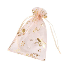 FAVORTALK Organza Bags with Drawstring Organza Gift Bags Favour Bags Jewellery Pouches for Wedding Birthday 10x15cm/ 3.9 x 5.9 inches 30Pcs Ivory