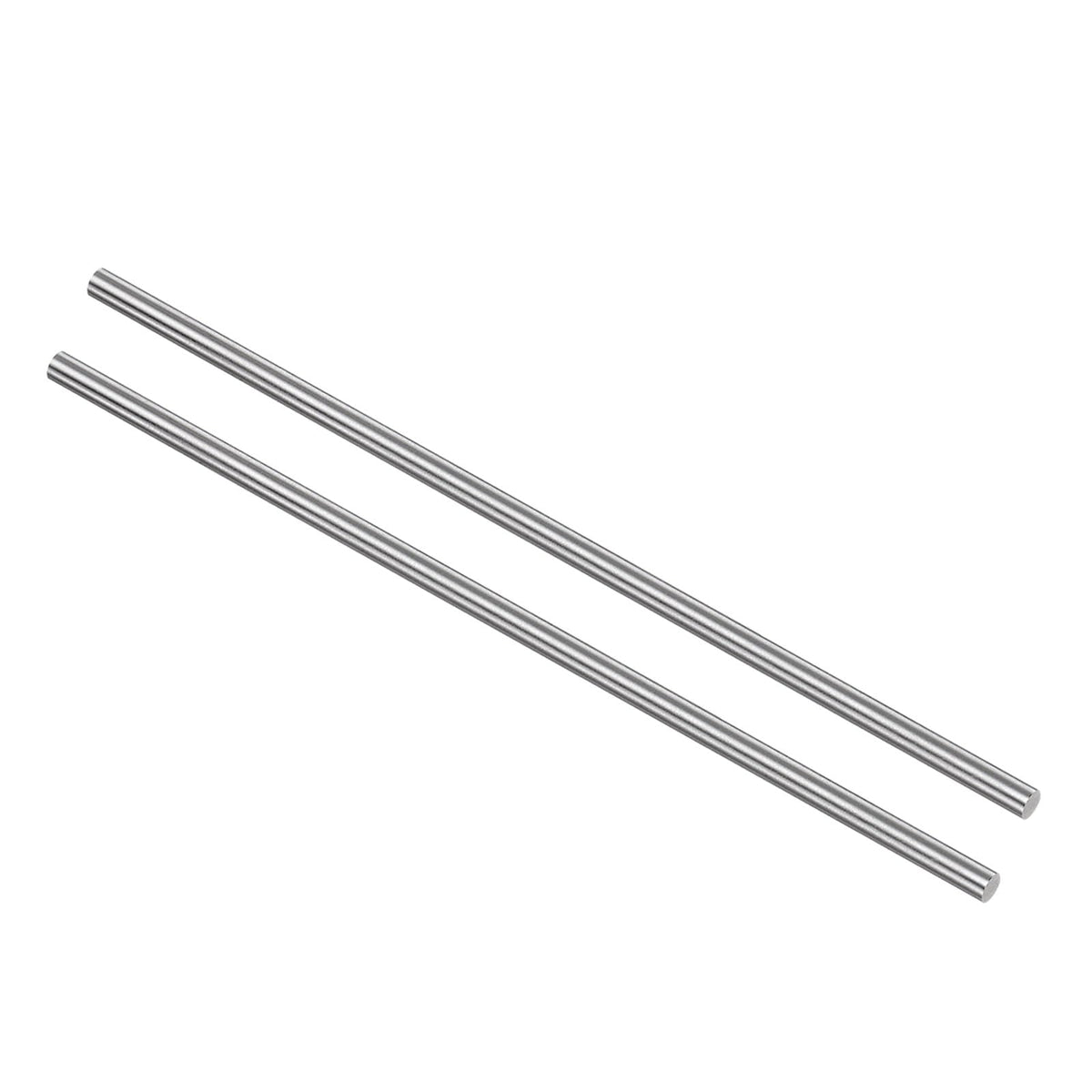 sourcing map 2pcs Round Steel Metal Rods, 4.9mm x 200mm High Speed Steel (HSS) Lathe Bar Stock Tool, for Shaft Gear Drill Lathes Boring Machine Turning Miniature DIY Craft