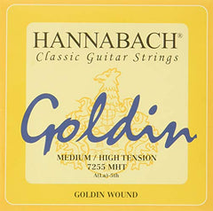 Hannabach Klassikgitarrensaiten Serie 725 Medium/High Tension Goldin - A5