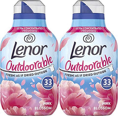 Outdoorable Ultra Concentrated Fabric Conditioner Pink Blossom, Twin Pack, 2 x 33 Washes, 2 x 462ml