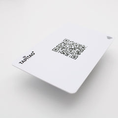 TAPiTAG Digital Business Card NFC Tag and QR (White)