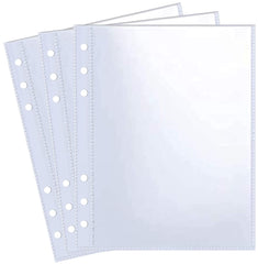 30 Pack 60 Pockets 5x7” Photocard Sleeves for 6 Ring A5 Binder, Ultra-Clear Photo Sleeves, Double-Sided 1 Pocket Photo Pages, Top Loading Photo Sheet Protector for Photos, Postcards, Seed Packets