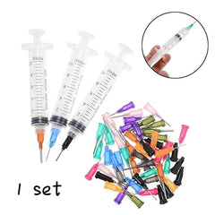 Dispensers Applicator Syringes Set, 10ml Dispensing Syringes With Dispensing Needles And Caps for DIY Quilling, Acrylic Painting, Oiler Bottle, Craft, Artwork Hobbies