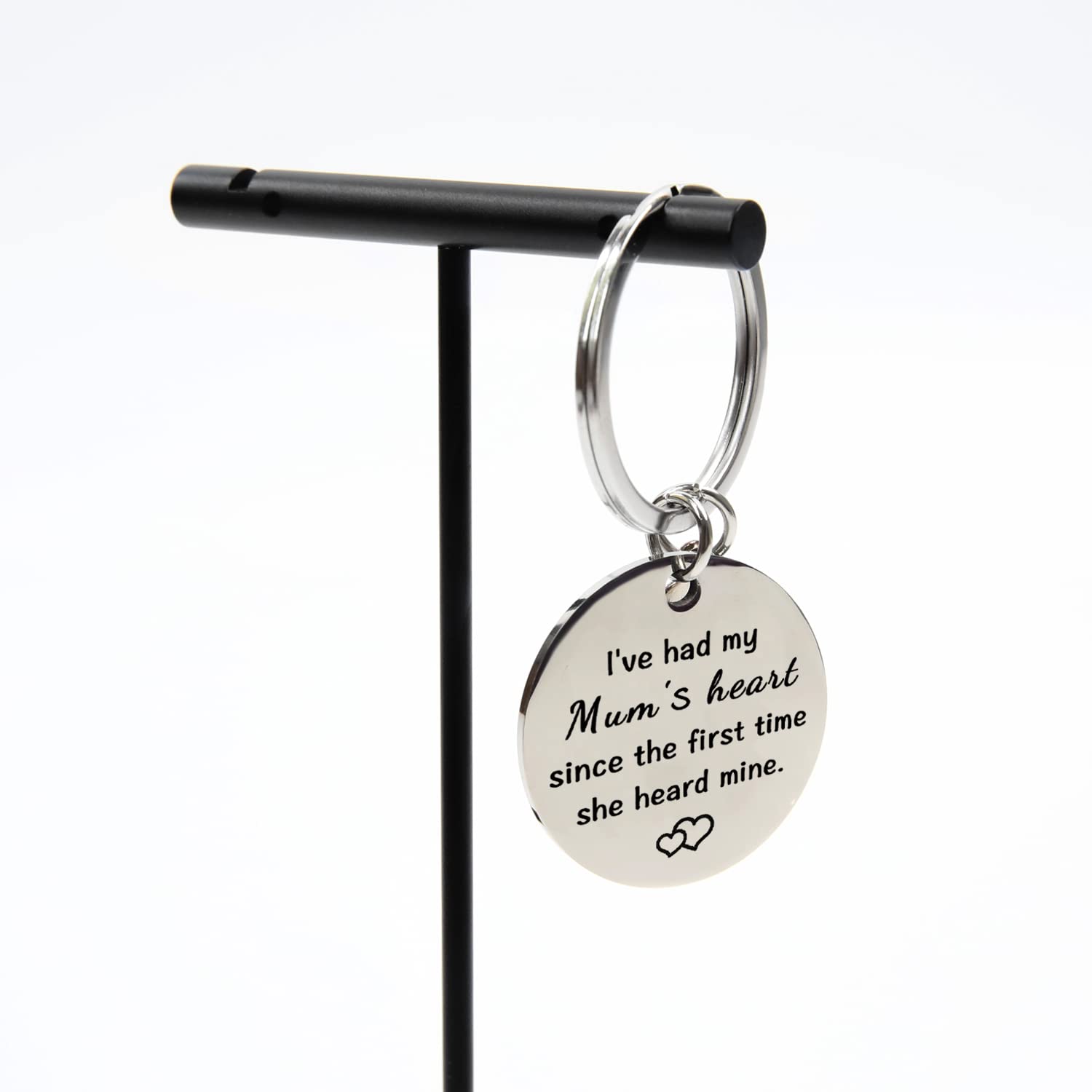 HUANGLG Mothers Day Gifts for Mum, New Mum Gifts, Mum Keyring Gifts from Daughter and Son, Personalised Gifts for Mothers Day, Birthday, Christmas, Thanksgiving etc