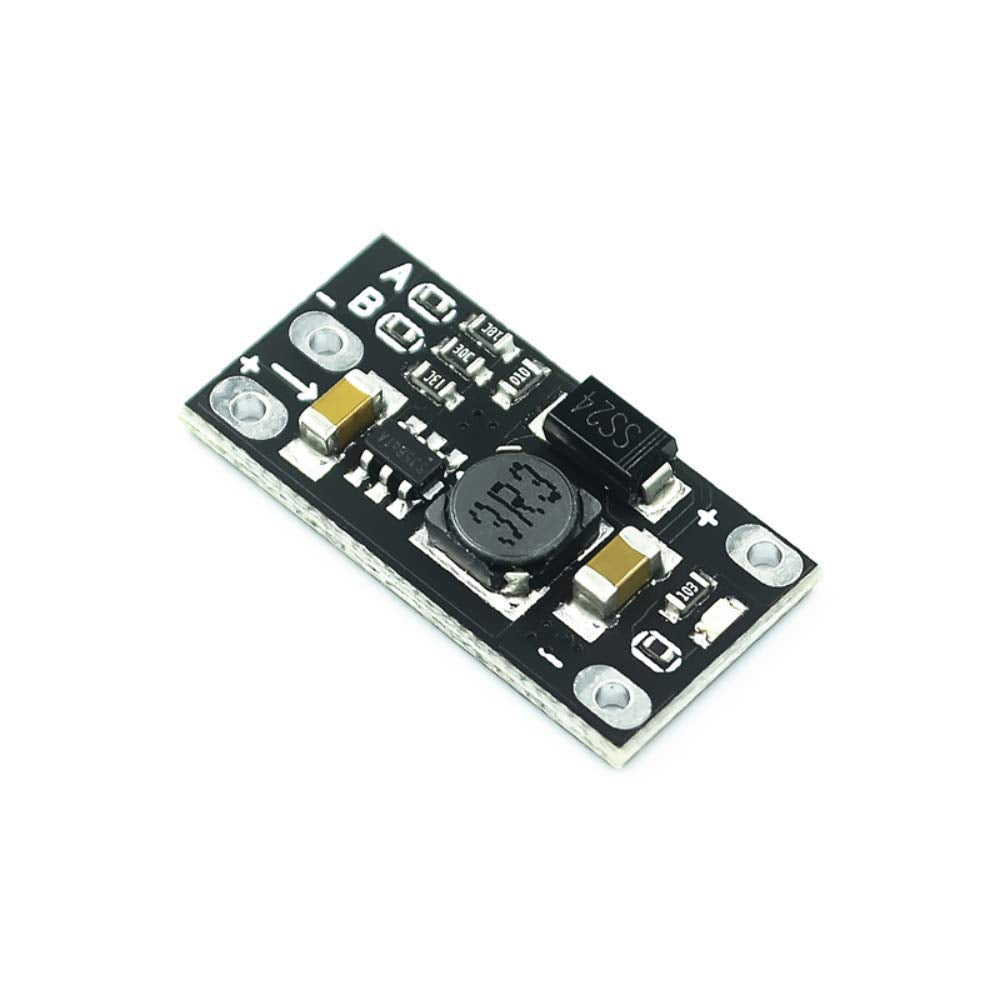 Fasizi 10PCS Multifunctional DIY Mini DC-DC Lithium Battery Boost Module Step Up Board Converter 3.7V to 12V Voltage Regulator Adjust 5V/8V/9V LED Indicator