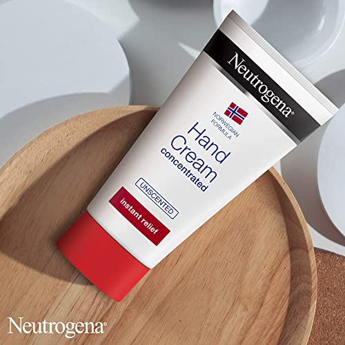 Neutrogena Norwegian Formula Hand Cream Concentrated Unscented, Immediate and Lasting Relief With Glycerin, (300 Applications), 75 ml (Pack of 1)