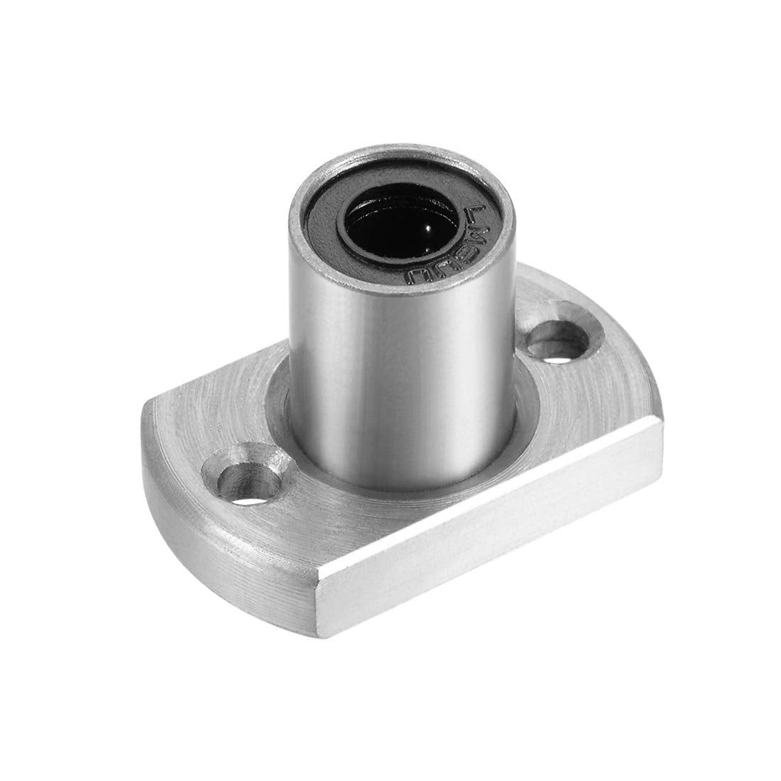 sourcing map LMH6UU Two Side Cut Flange Linear Ball Bearings, 6mm Bore Dia, 12mm OD, 19mm Length