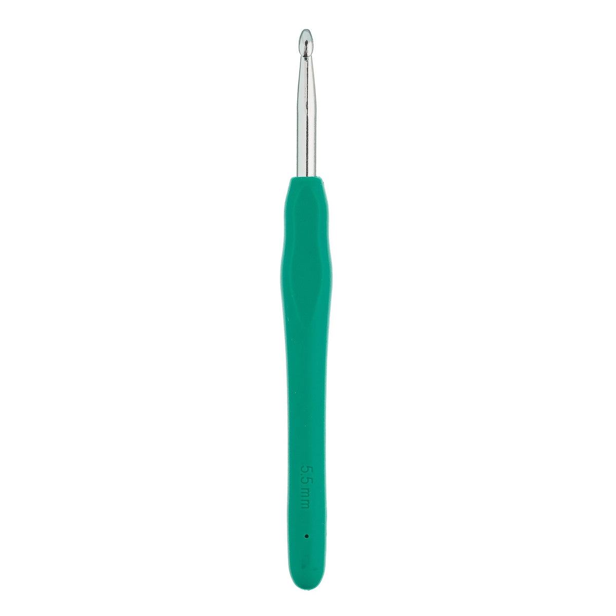 The Quilted Bear Crochet Hooks - Ergonomic Soft Grip Silicone Rubber Handle Crochet Hooks for Knitting & Crochet Great for Beginners with Full Range of Hook Sizes Available! (5.5mm Crochet Hook)