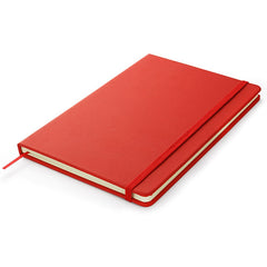 A6 or A5 PU leather hard cover notebook (A5 Red)