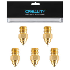 Creality 3D Printer MK-ST Nozzles 5pcs for Ender 3 S1 Ender-3 S1 Pro CR-6 SE CR-6 Max Sermoon V1 Pro Ender-2 Pro CR-200B CR-5 Pro H(CT-380) CR-10 Smart