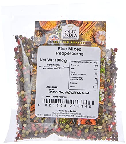 Old India Five Mixed Peppercorns 100g