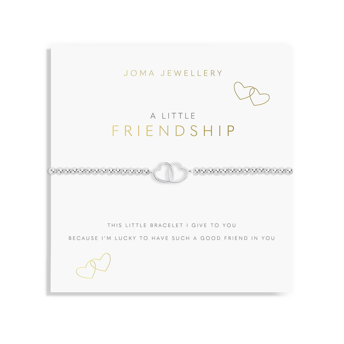 Joma Jewellery A Little Friendship Bracelet   A Little Means A Lot   A Thoughtful Gift To Share With A Special Friend