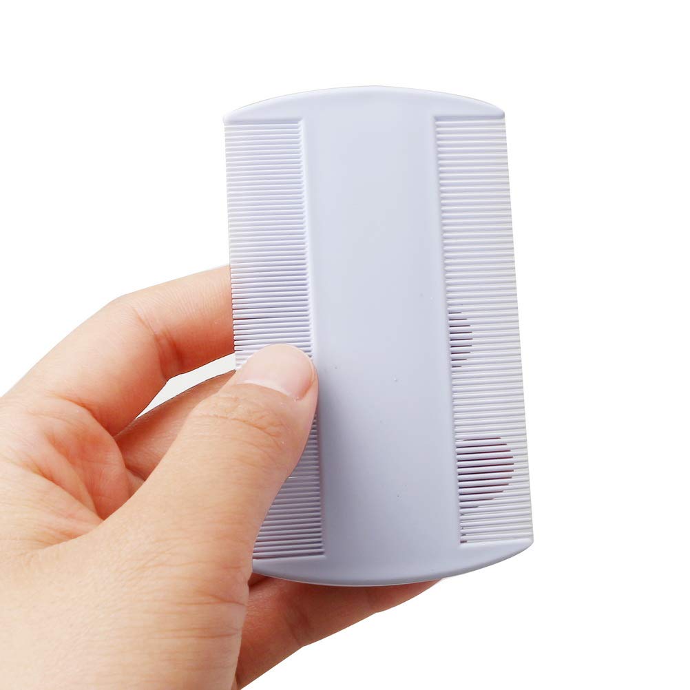 pengxiaomei 4 pcs Lice Combs,Durable Double Sided Nit Comb Lice Dectection Comb Head Treatment for Kids Adults Pets