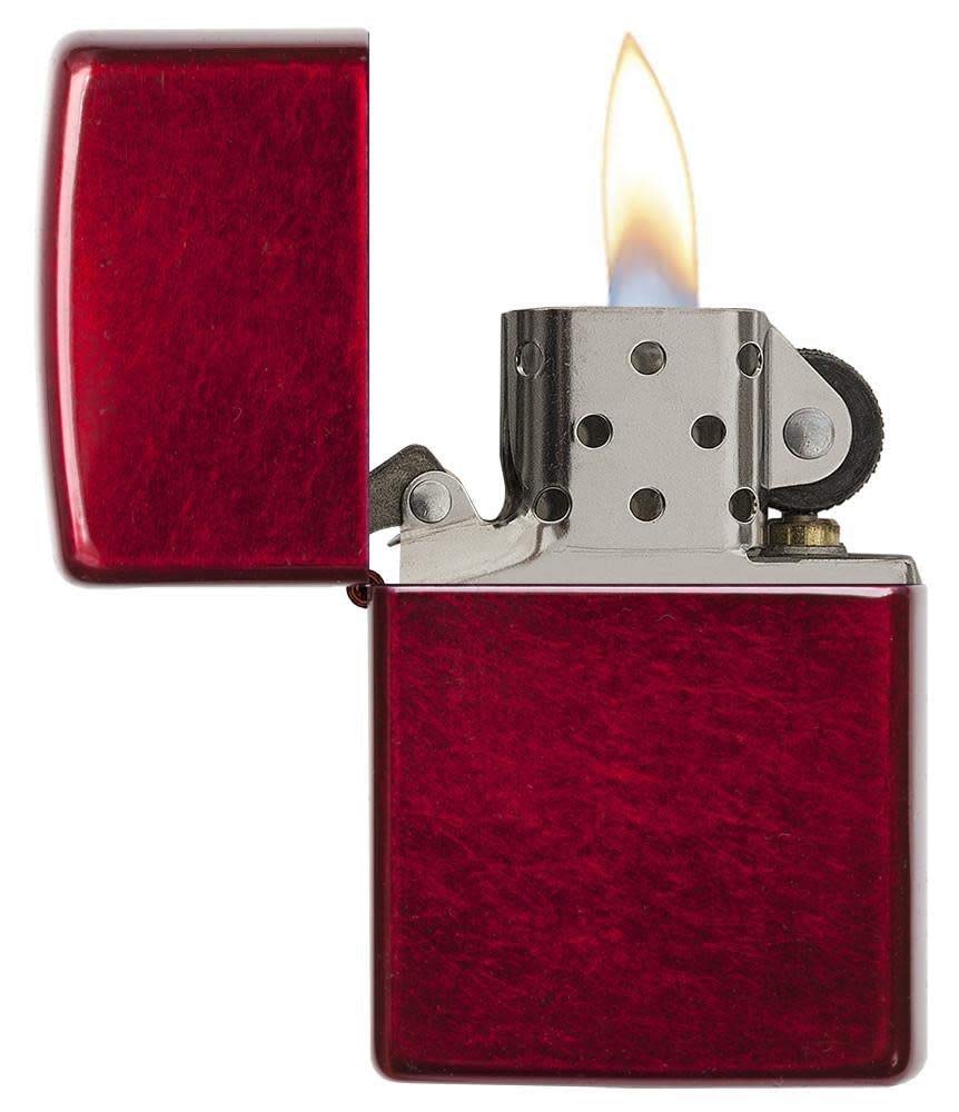 Zippo Unisex's No Logo Regular Lighter, Candy apple red