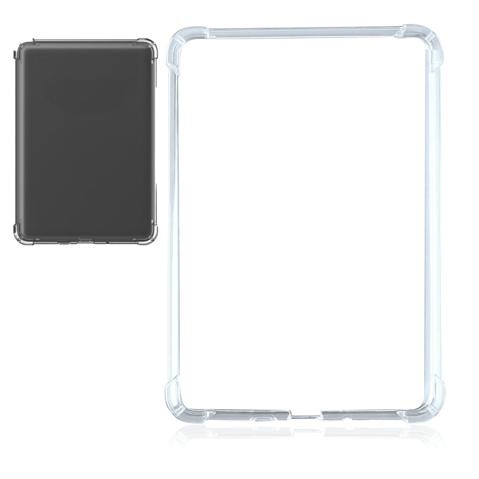 Clear Case for 6.8 inches All-New Kindle 2022, DIY Stickers Available Silicone E-reader Case, Ultra Soft Slim Reinforced Edge Corners Shell Lightweight Bumper Back Transparent Cover for Kindle Paperwhite 5