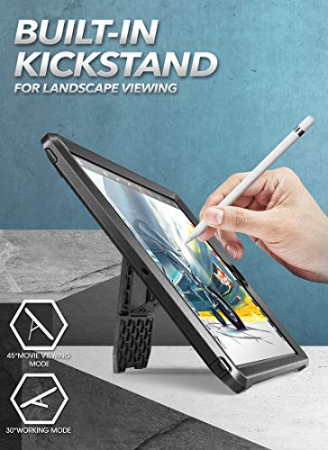 SUPCASE Unicorn Beetle Pro Series Protective Case for 10.2-Inch iPad 7th/8th/9th Generation (2019/2020/2021), Black