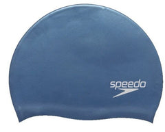 Speedo Unisex Silicone Swim Cap, Blue Sky, One Size EU