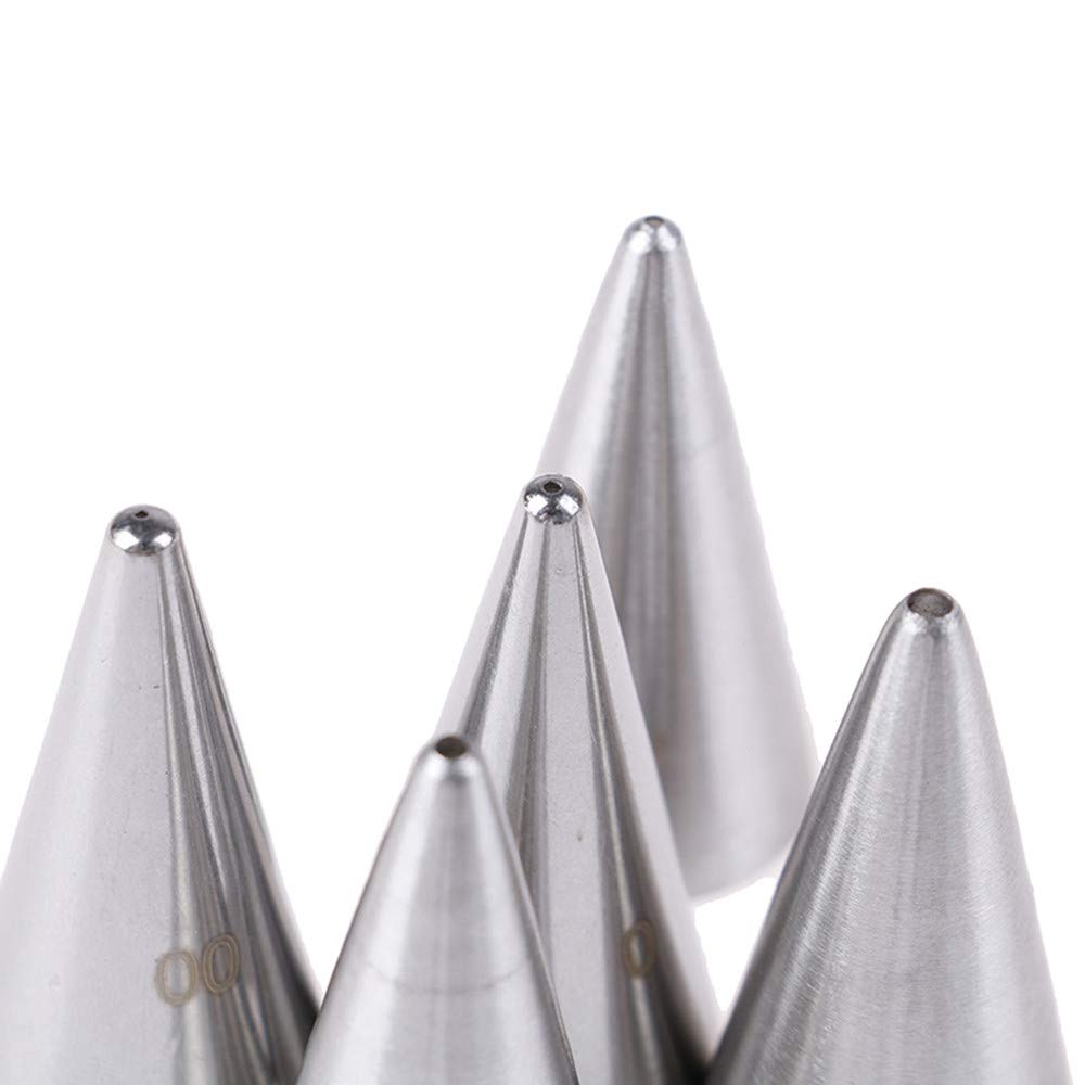 Piping Nozzles Tips Set 304 Stainless Steel Piping Tips Cake Pastry Tool Set