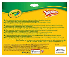 CRAYOLA Twistables Colouring Crayons - Assorted Colours (Pack of 24), Simply Twist for More Colouring Fun - No Need to Sharpen! Ideal for Kids Aged 3and